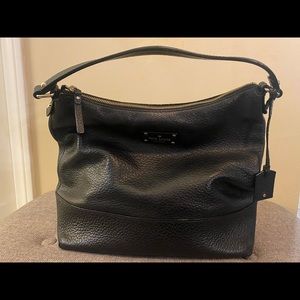 Kate Spade Large Black Pebble Leather Handbag
